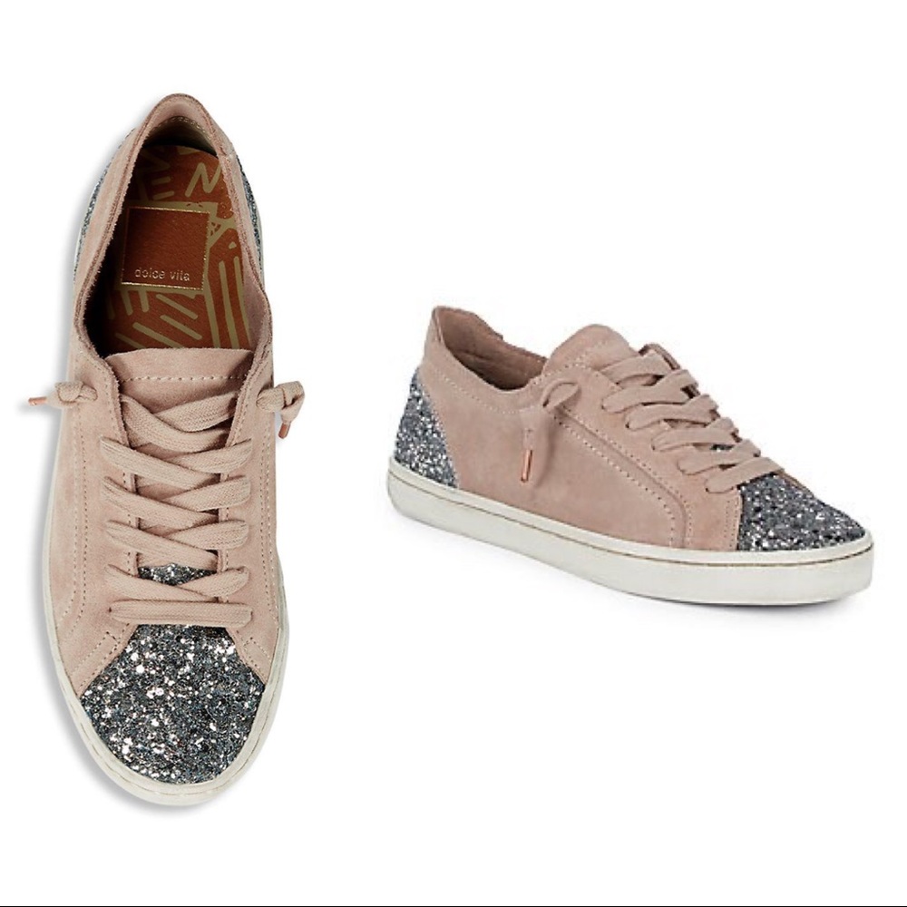 Dolce Vita | Zalen Sparkle & Suede Sneakers sz 7